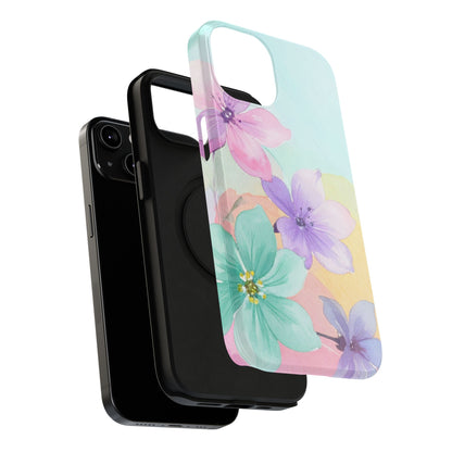 Impact-Resistant Phone Case – Water Petal