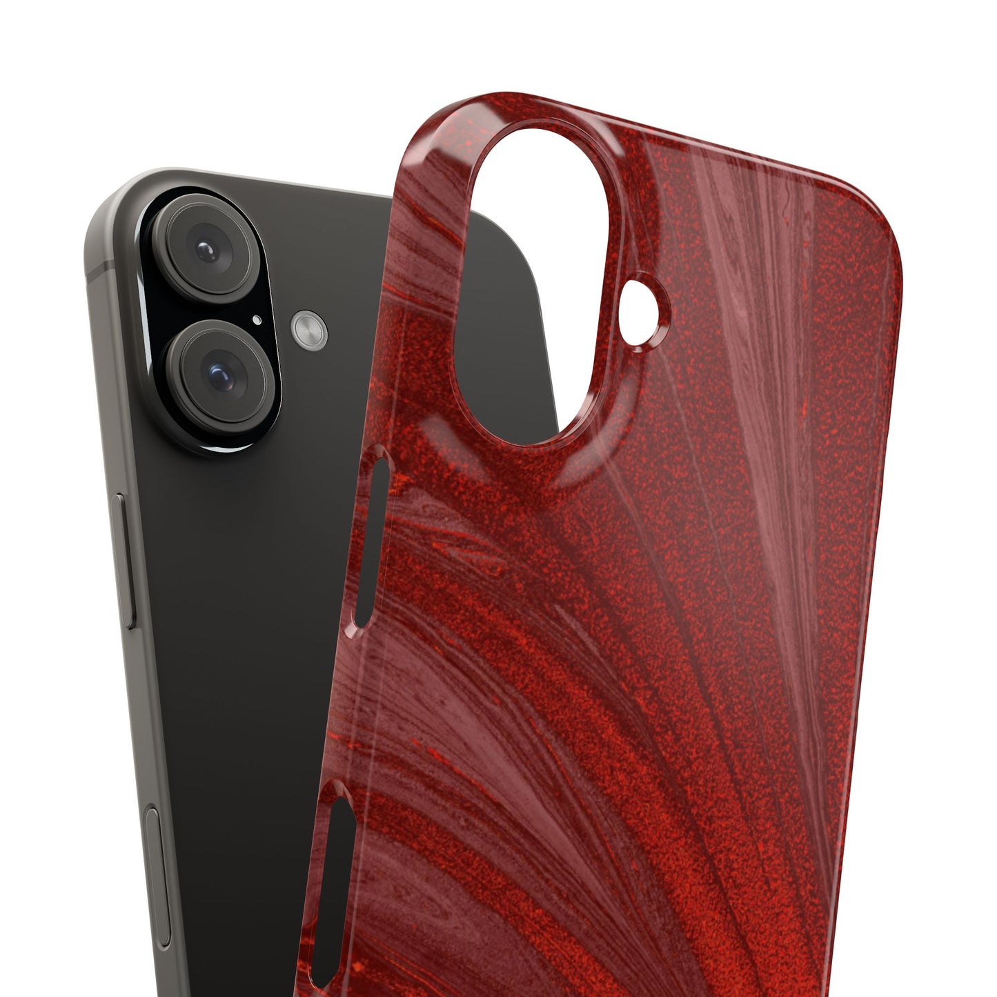 Snap Phone Case – Crimson Current