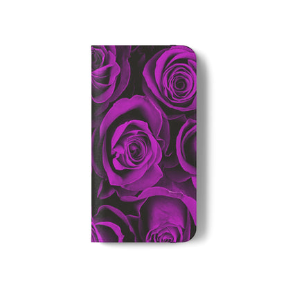 Flip Case – Amethyst Roses
