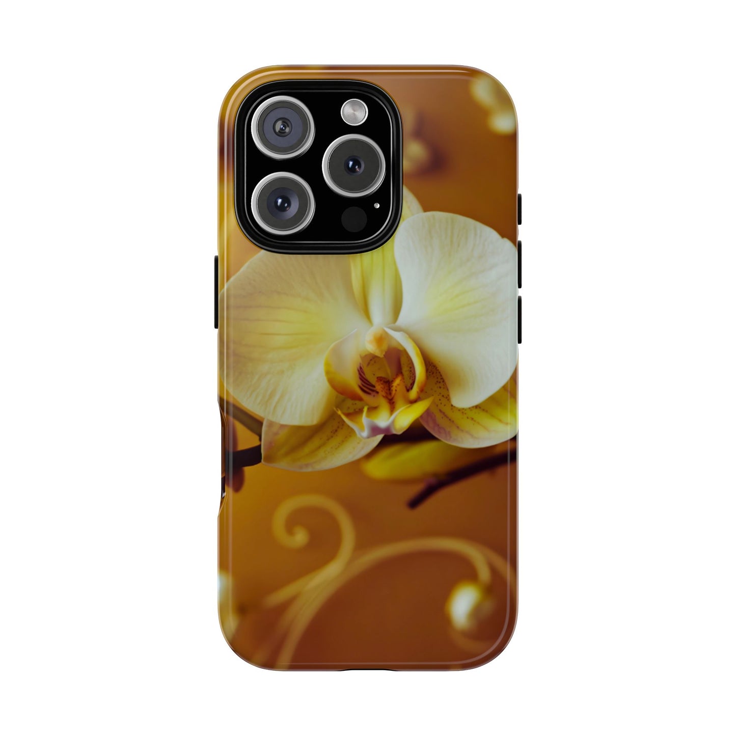 Protective Phone Case – Amber Orchid