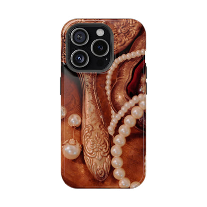 Wireless-Charging Compatible Case – Bronze Vanity