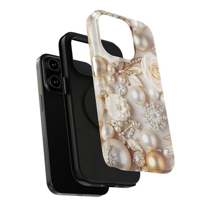 Impact-Resistant Phone Case – Ivory Opulence