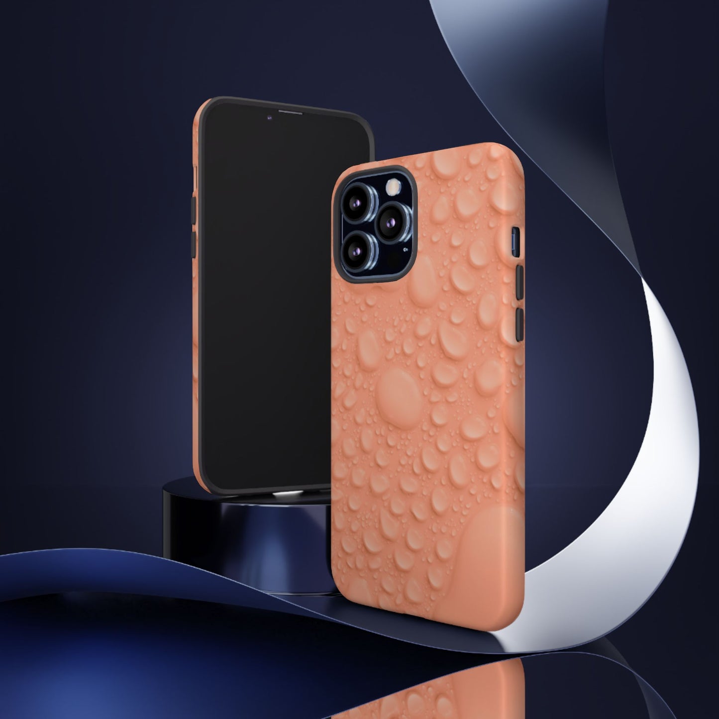Protective Phone Case – Apricot Rain