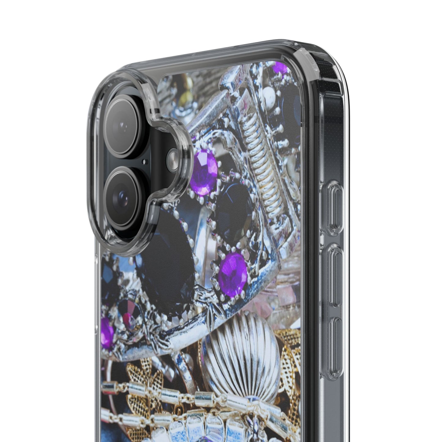Clear Phone Case – Chrome Jewel