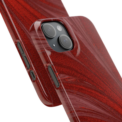Snap Phone Case – Crimson Current