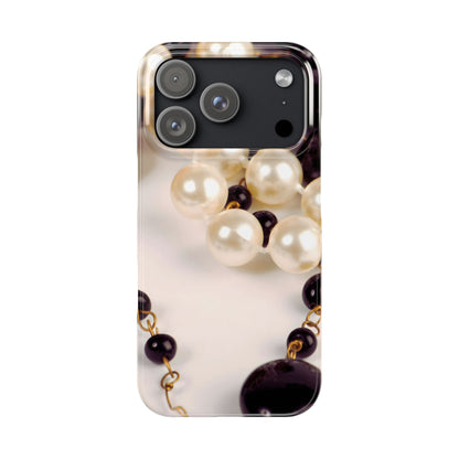 Slim Phone Case – Noir Pearl