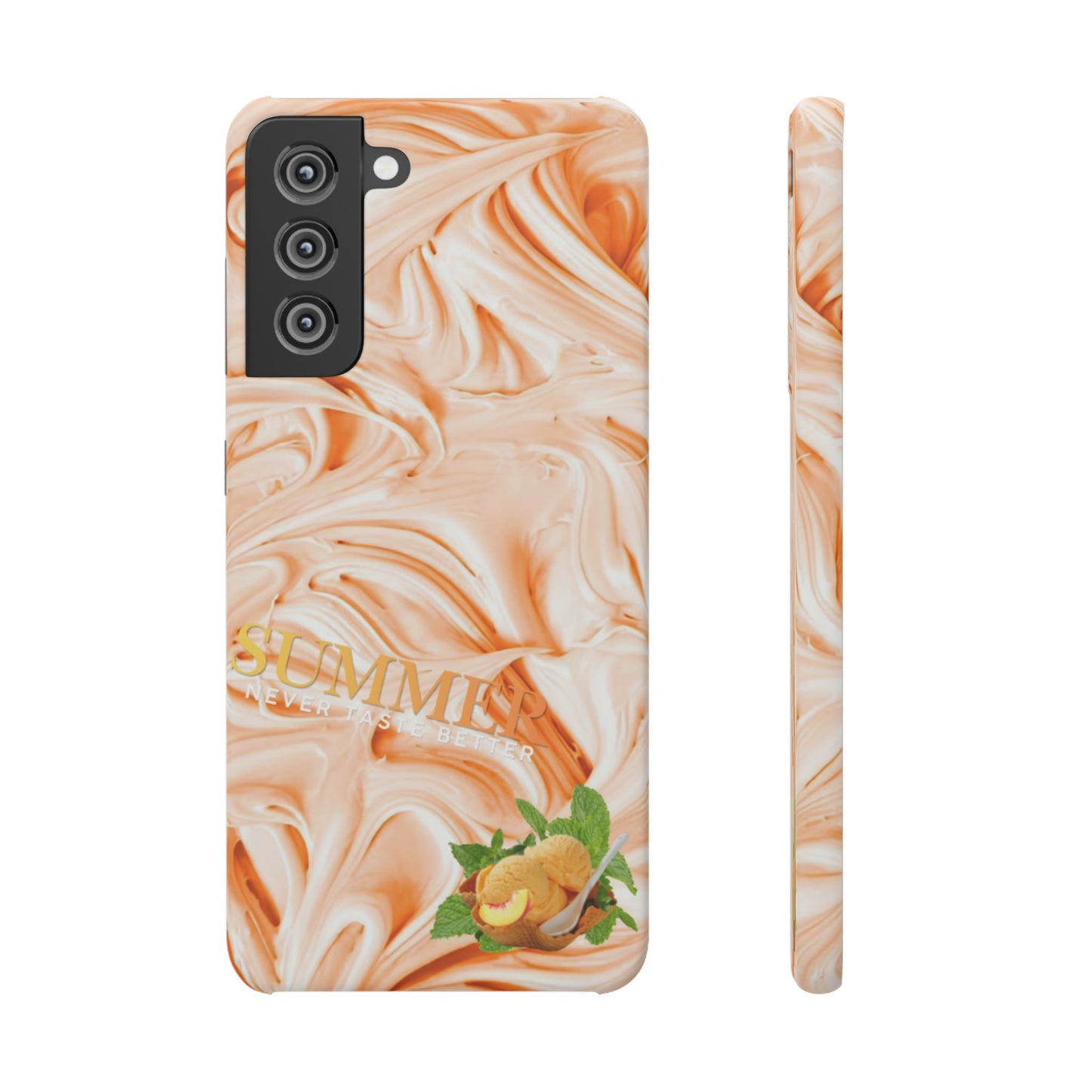 Snap Phone Case – Peach Sorbet