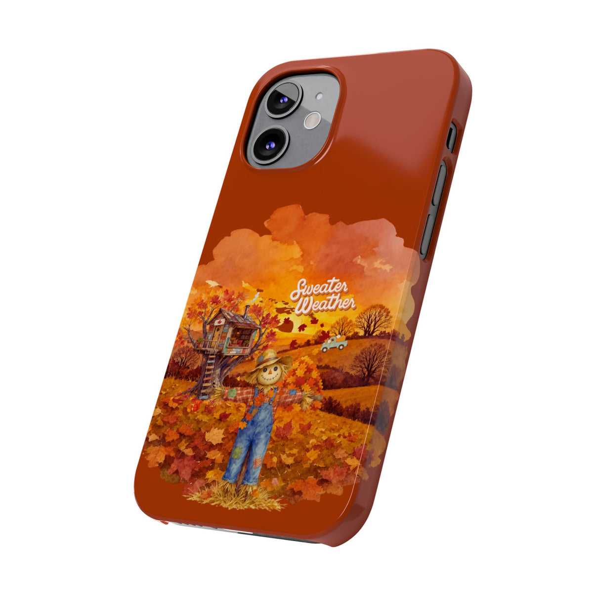 Slim Phone Case – Sweater Weather – Compatible with iPhone 11–17 Series