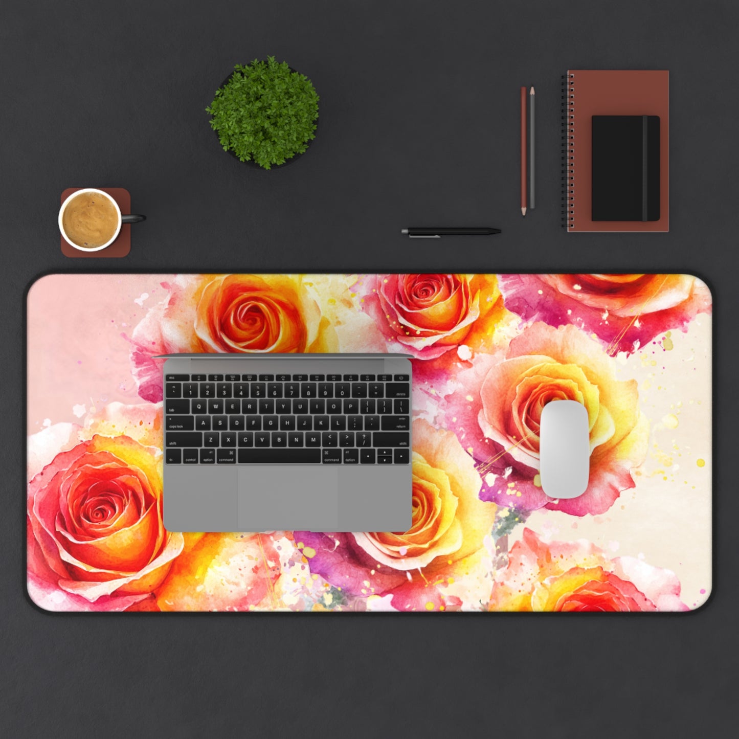 Desk Mat – Sunset Roses