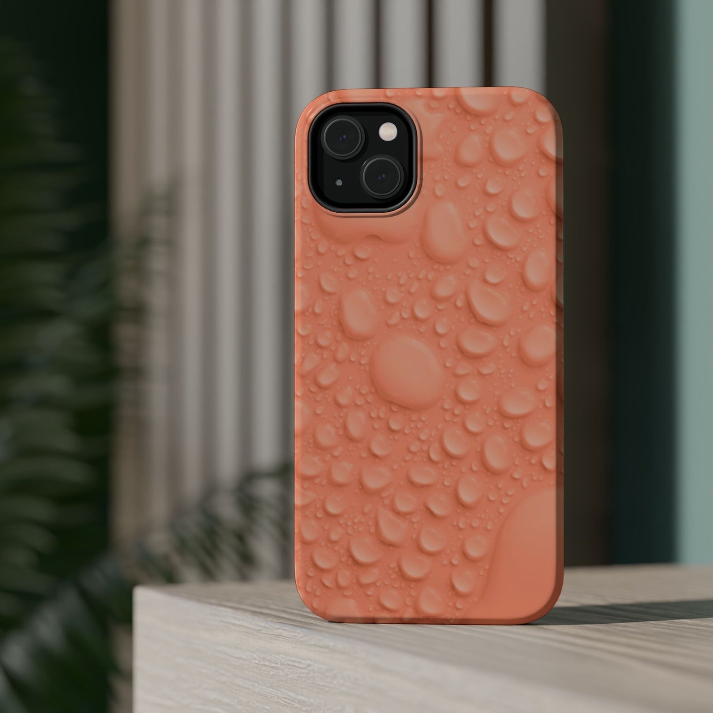 Wireless-Compatible Charging Case – Apricot Rain