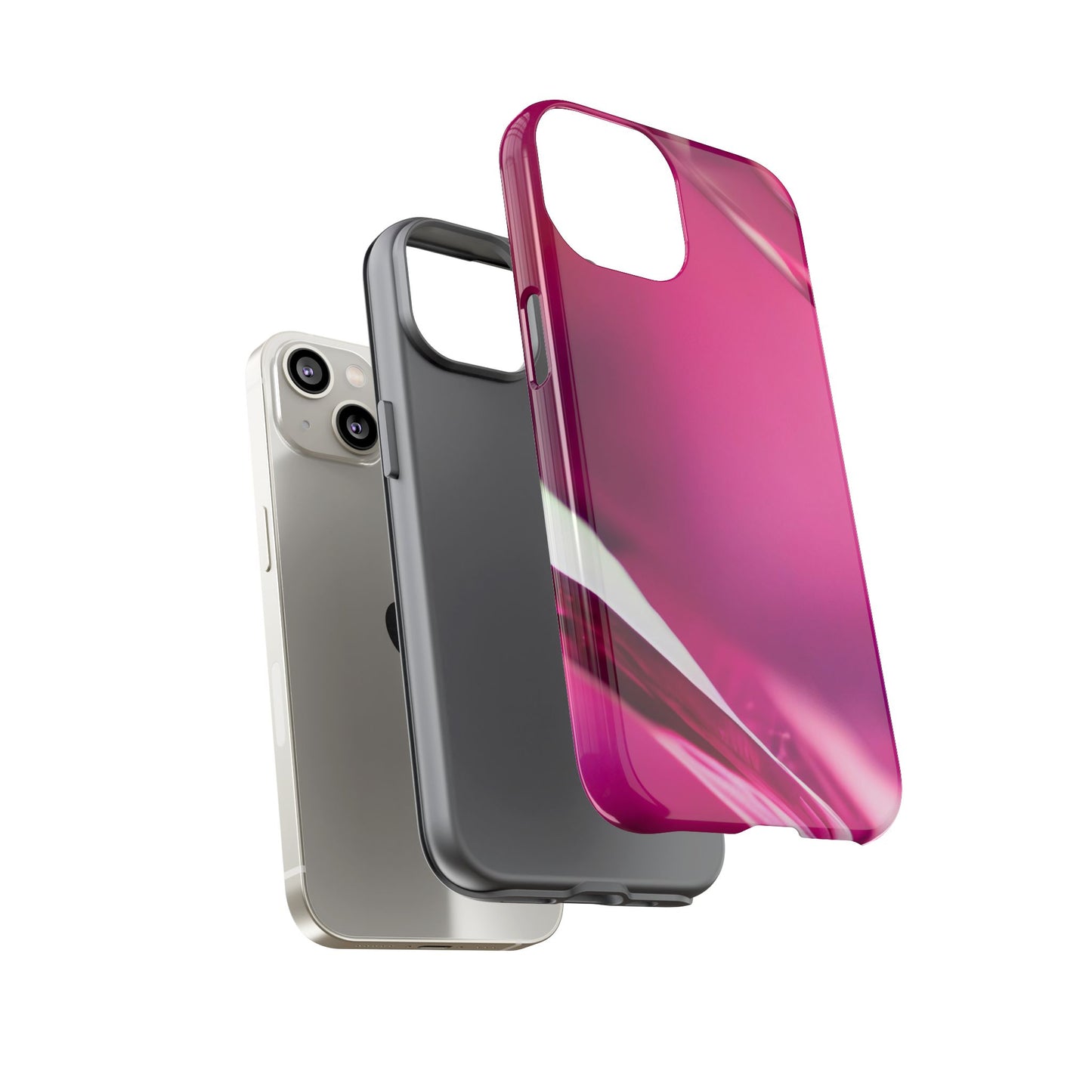 Protective Phone Case – Magenta Motion