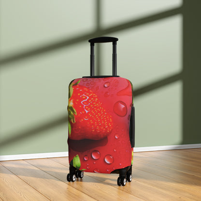 Luggage Cover – Strawberry Drip