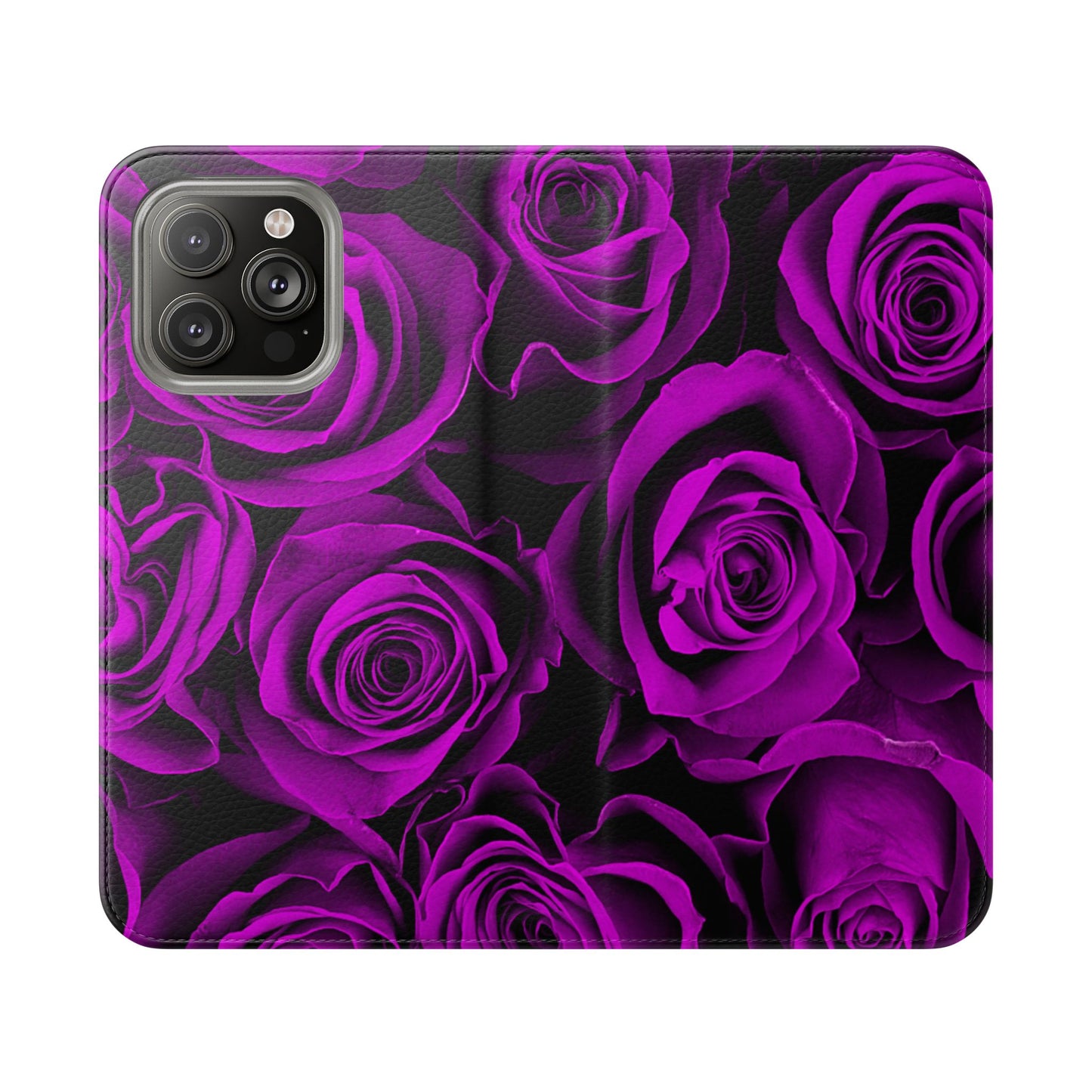 Flip Case – Amethyst Roses