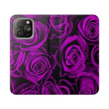 Flip Case – Amethyst Roses