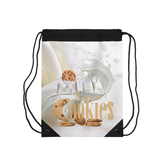 Drawstring Bag – Milk & Cookies