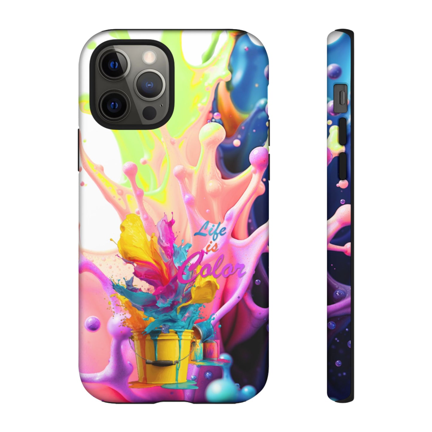 Color Splash Phone Case — “Life in Color” Protective Tough Case