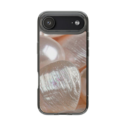 Clear Phone Case – Blush Pearl