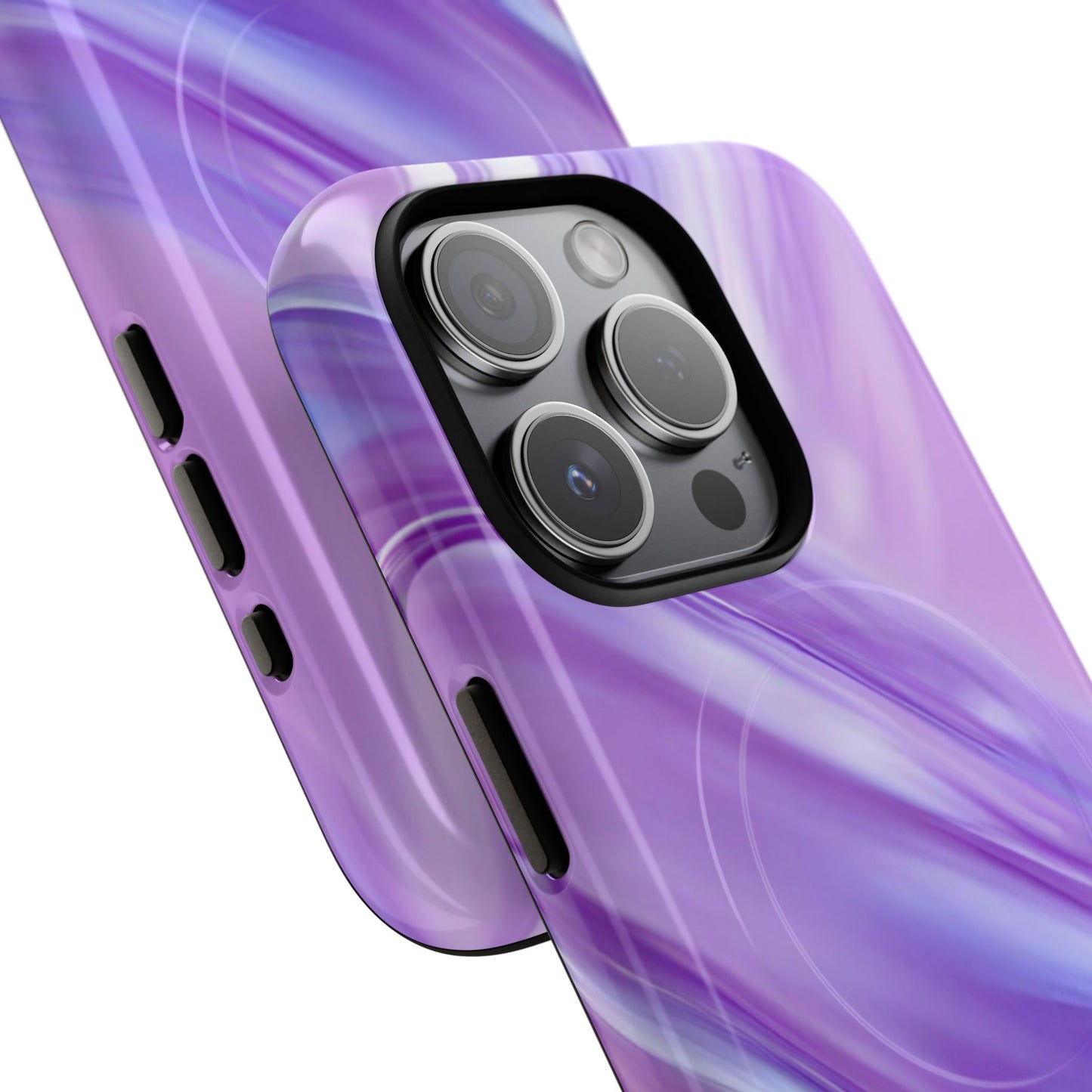 Protective Magnetic Phone Case – Lavender Wave