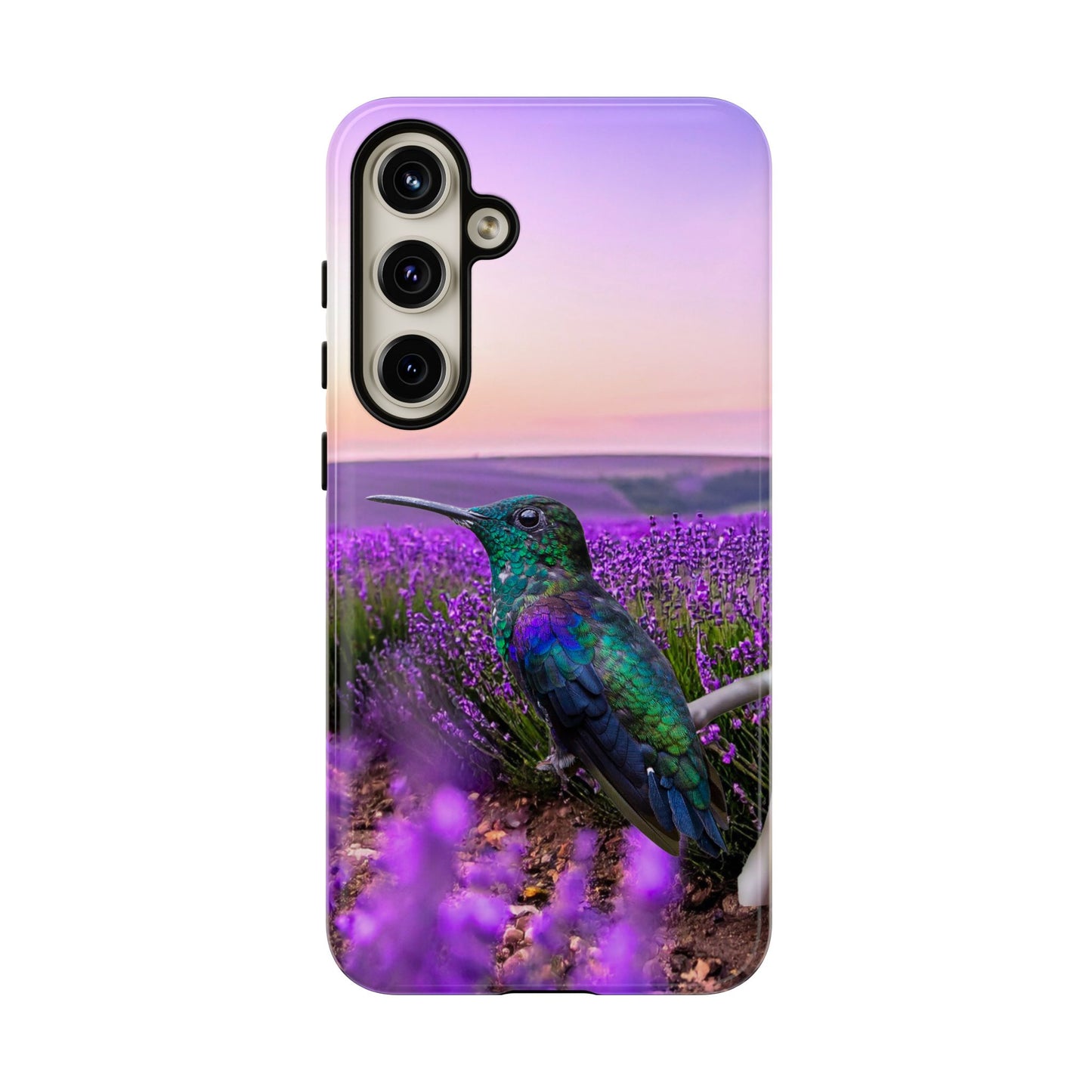 Protective Phone Case – Hummingbird Reverie