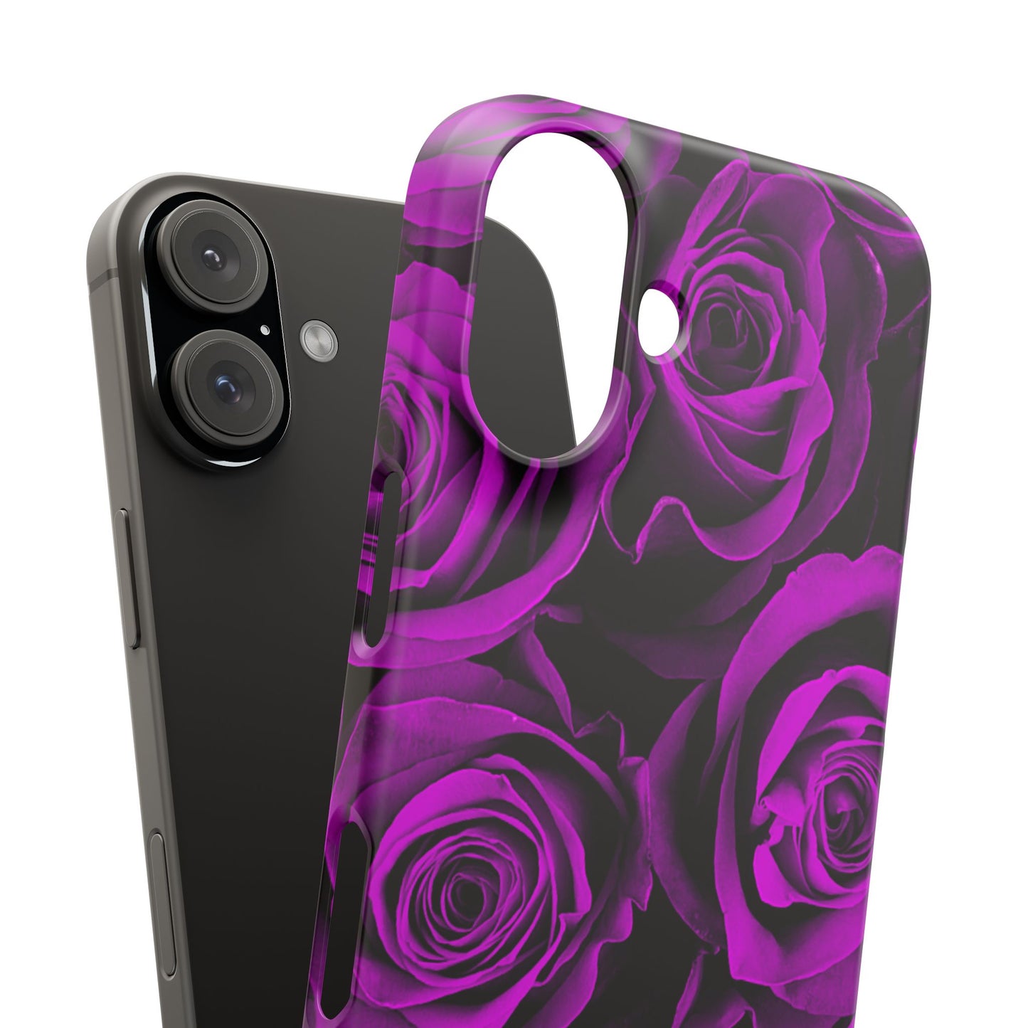 Snap Phone Case – Amethyst Roses