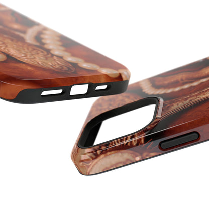 Impact-Resistant Phone Case – Bronze Vanity