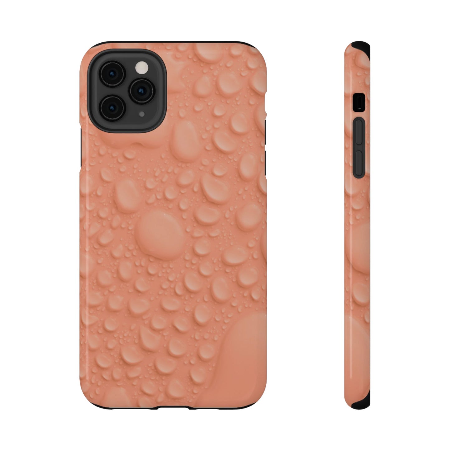 Impact-Resistant Phone Case – Apricot Rain