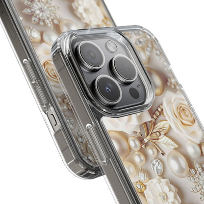 Clear Phone Case – Ivory Opulence