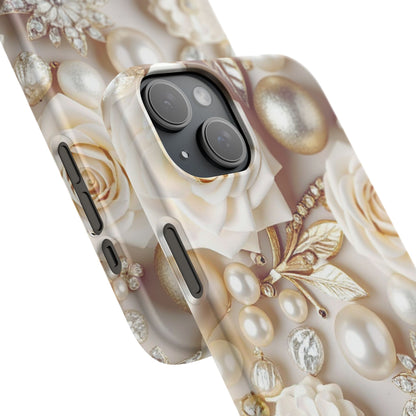 Snap Phone Case – Ivory Opulence