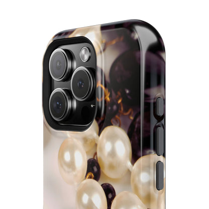 Impact-Resistant Phone Case – Noir Pearl