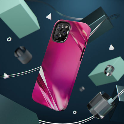 Impact-Resistant Phone Case – Magenta Motion