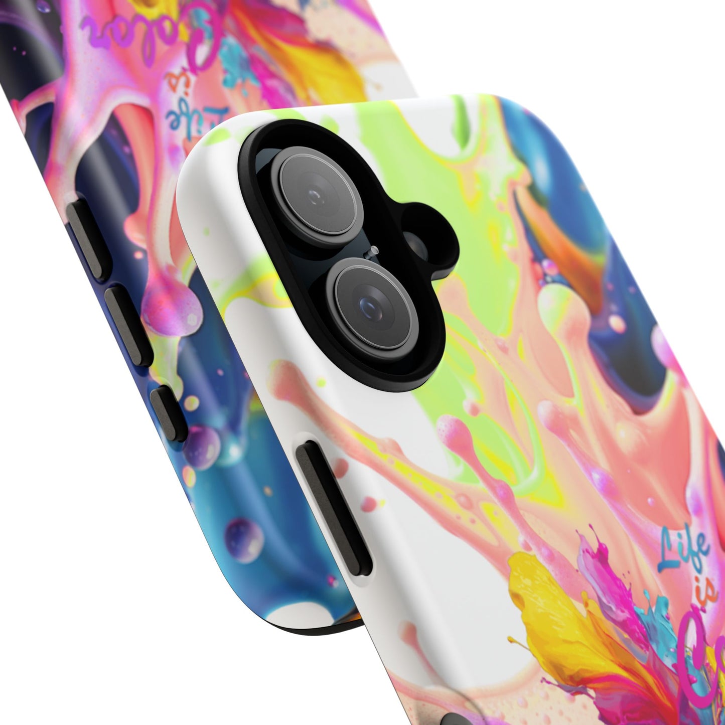 Color Splash Phone Case — “Life in Color” Protective Tough Case