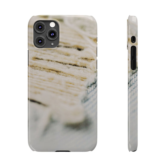 Slim Phone Case – Woven Warmth