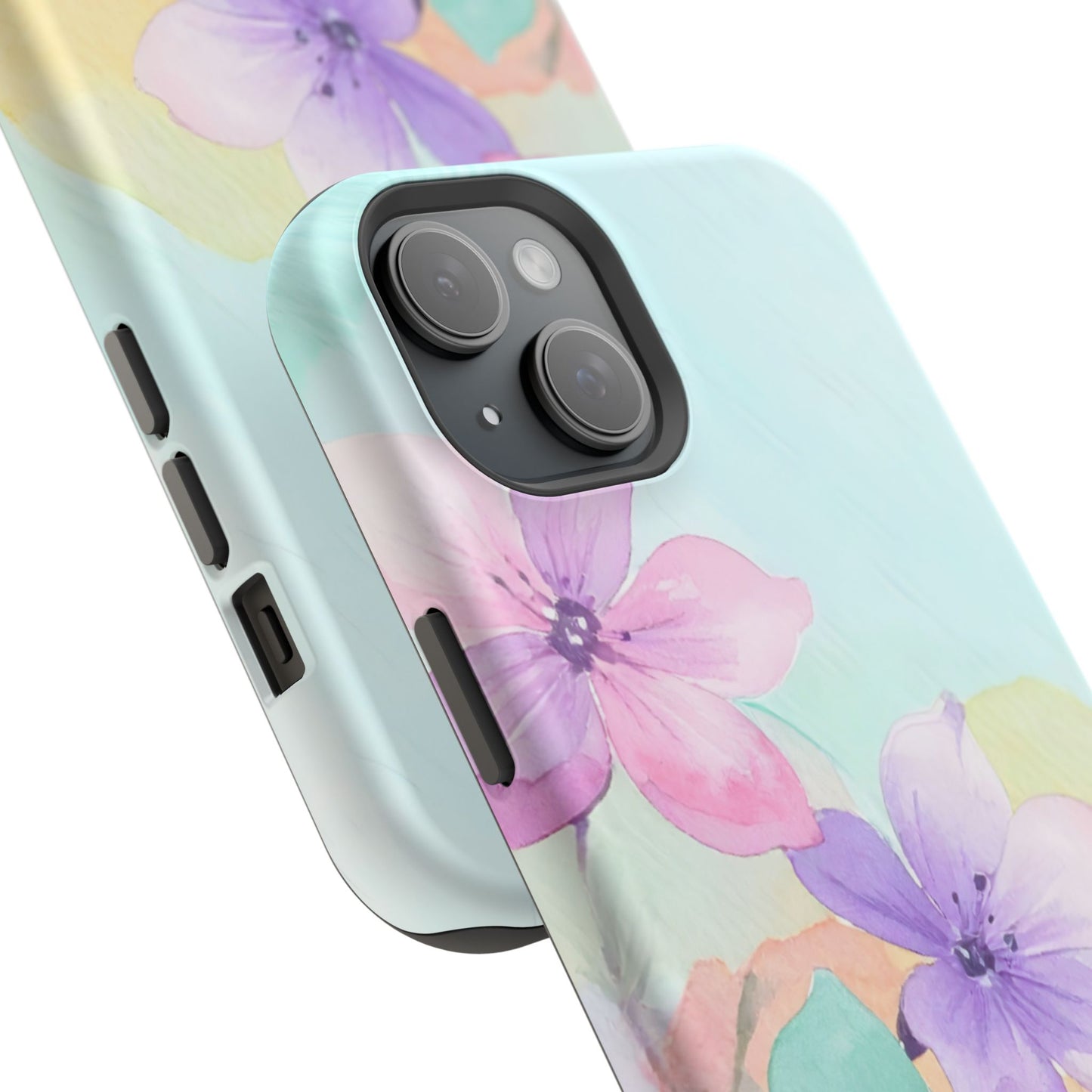Wireless-Charging Compatible Case – Water Petal