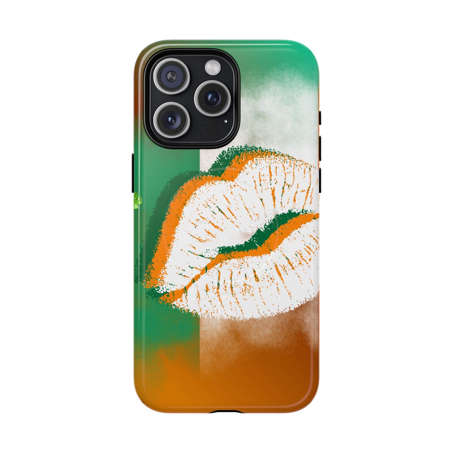Dual-Layer Phone Case – Irish Lip St. Patrick’s Day Design