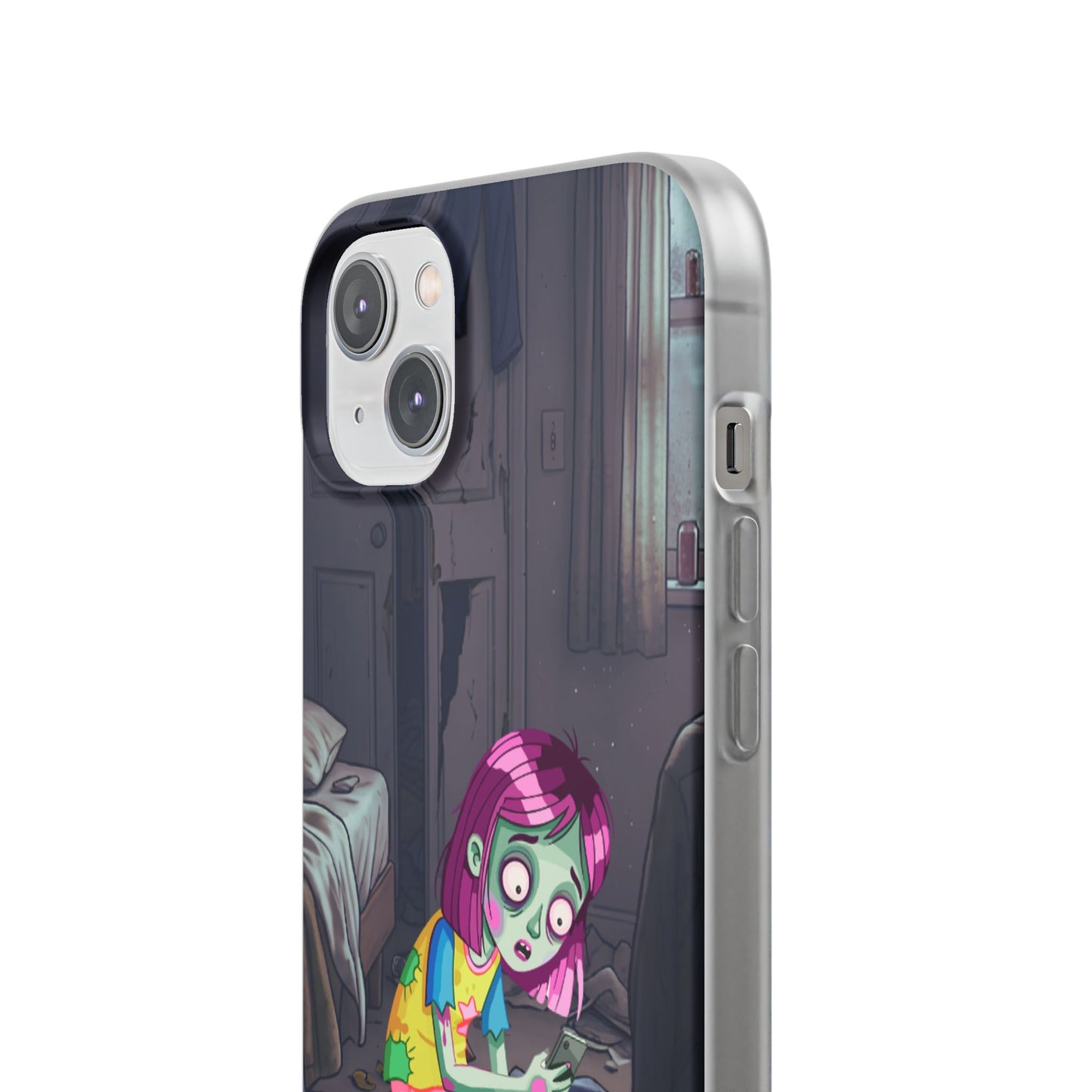 Zombie Girl Phone Case — Cute Creepy Cartoon Phone Cover