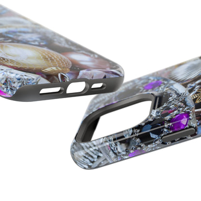 Impact-Resistant Phone Case – Chrome Jewel