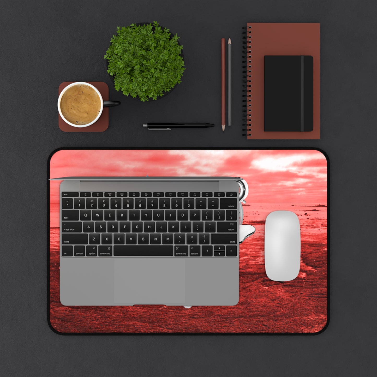 Neoprene Desk Mat – Chrome Love