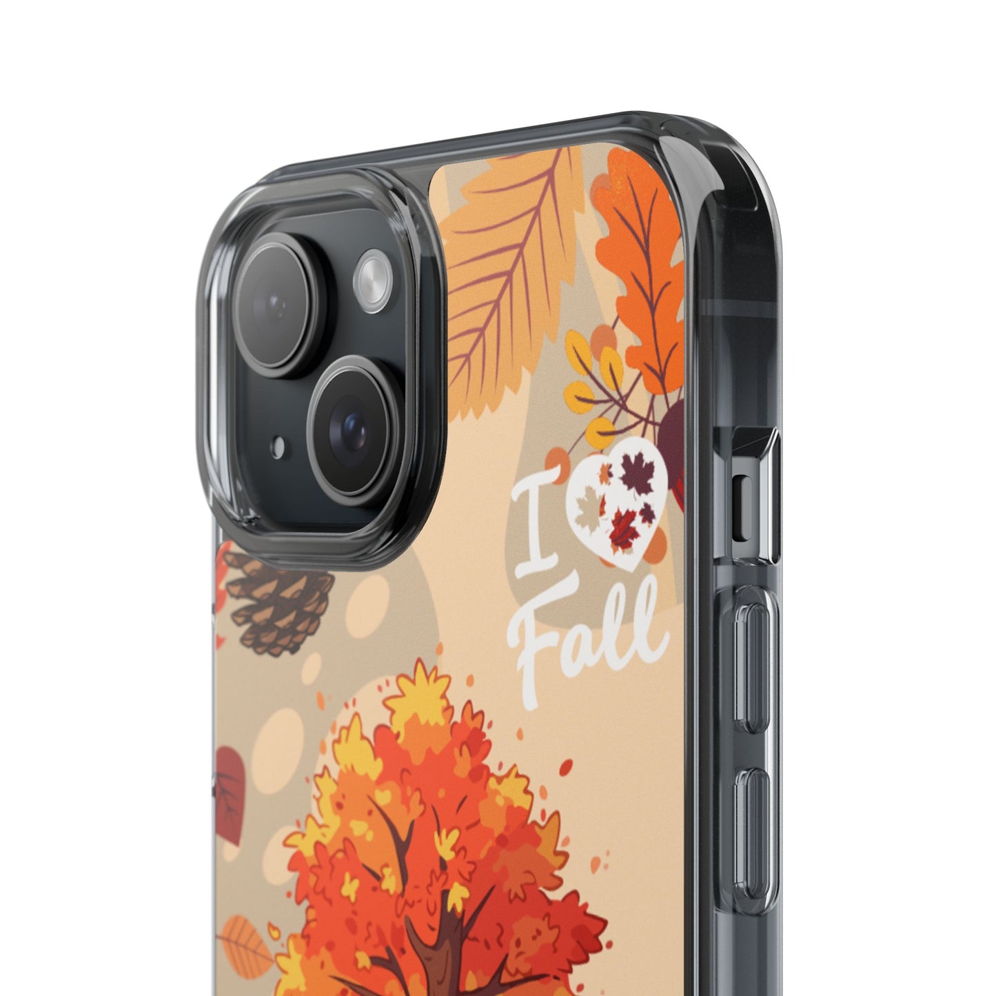 Clear Phone Case – Fall in Love