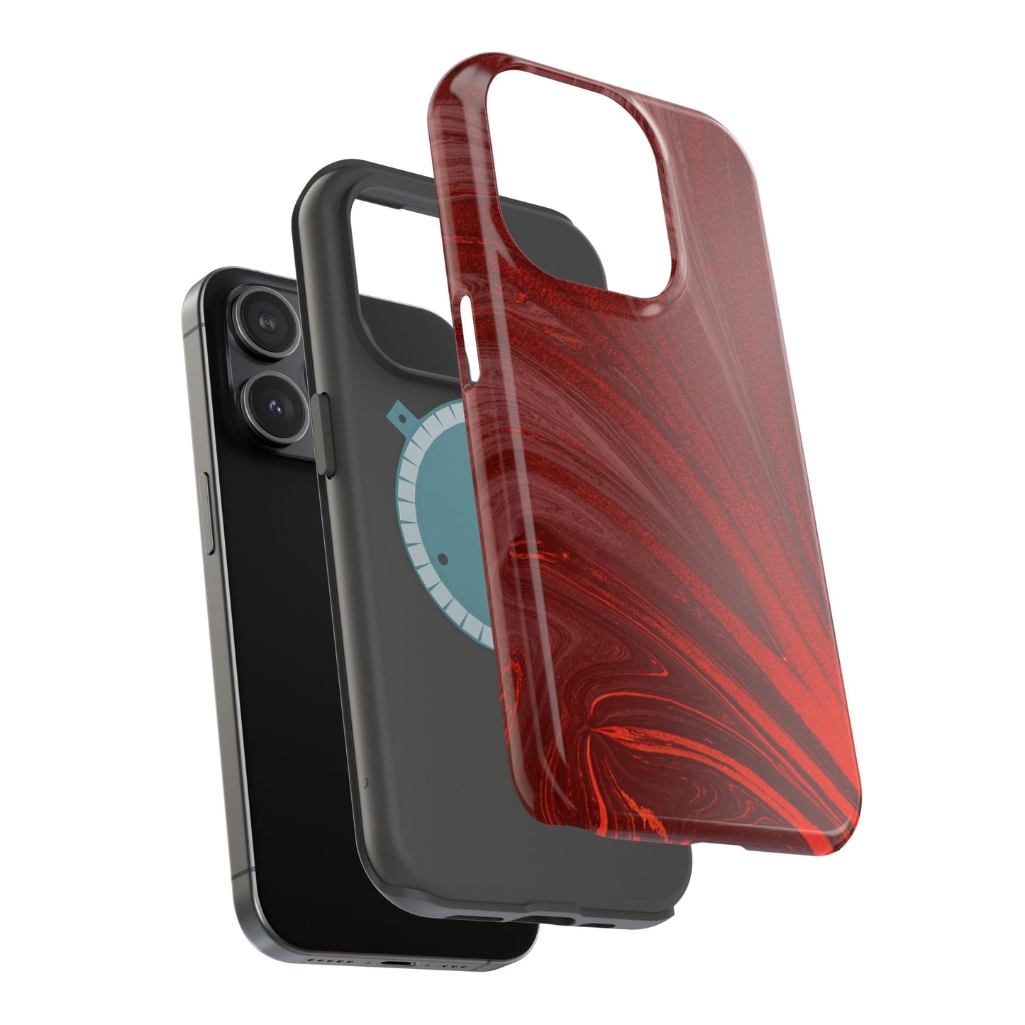 Wireless-Charging Compatible Case – Crimson Current