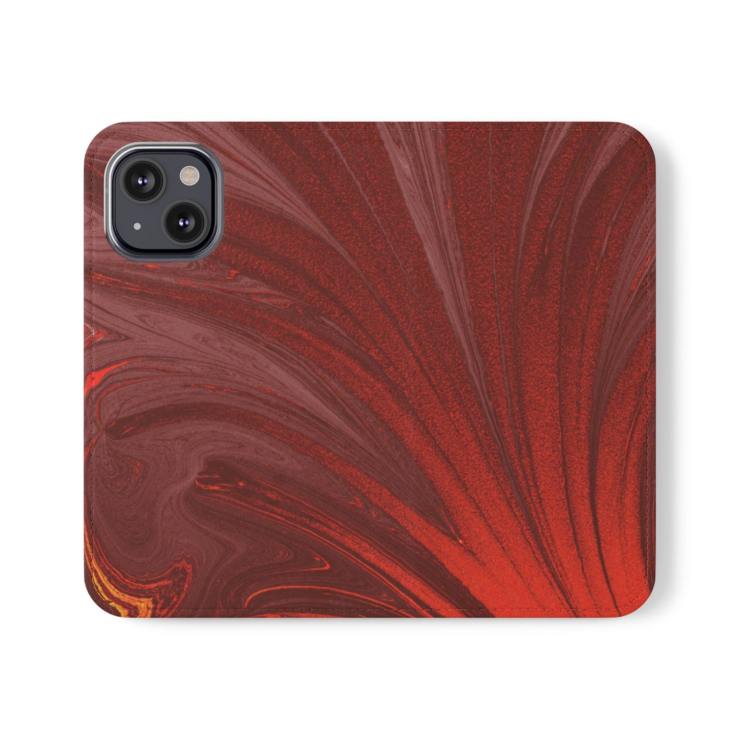 Flip Case – Crimson Current