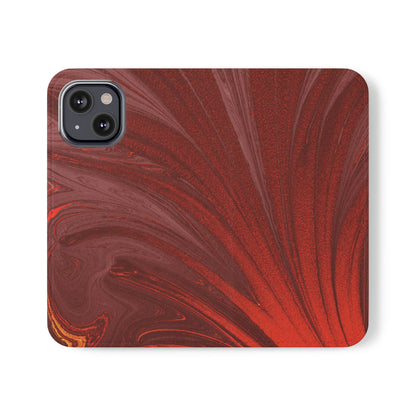 Flip Case – Crimson Current