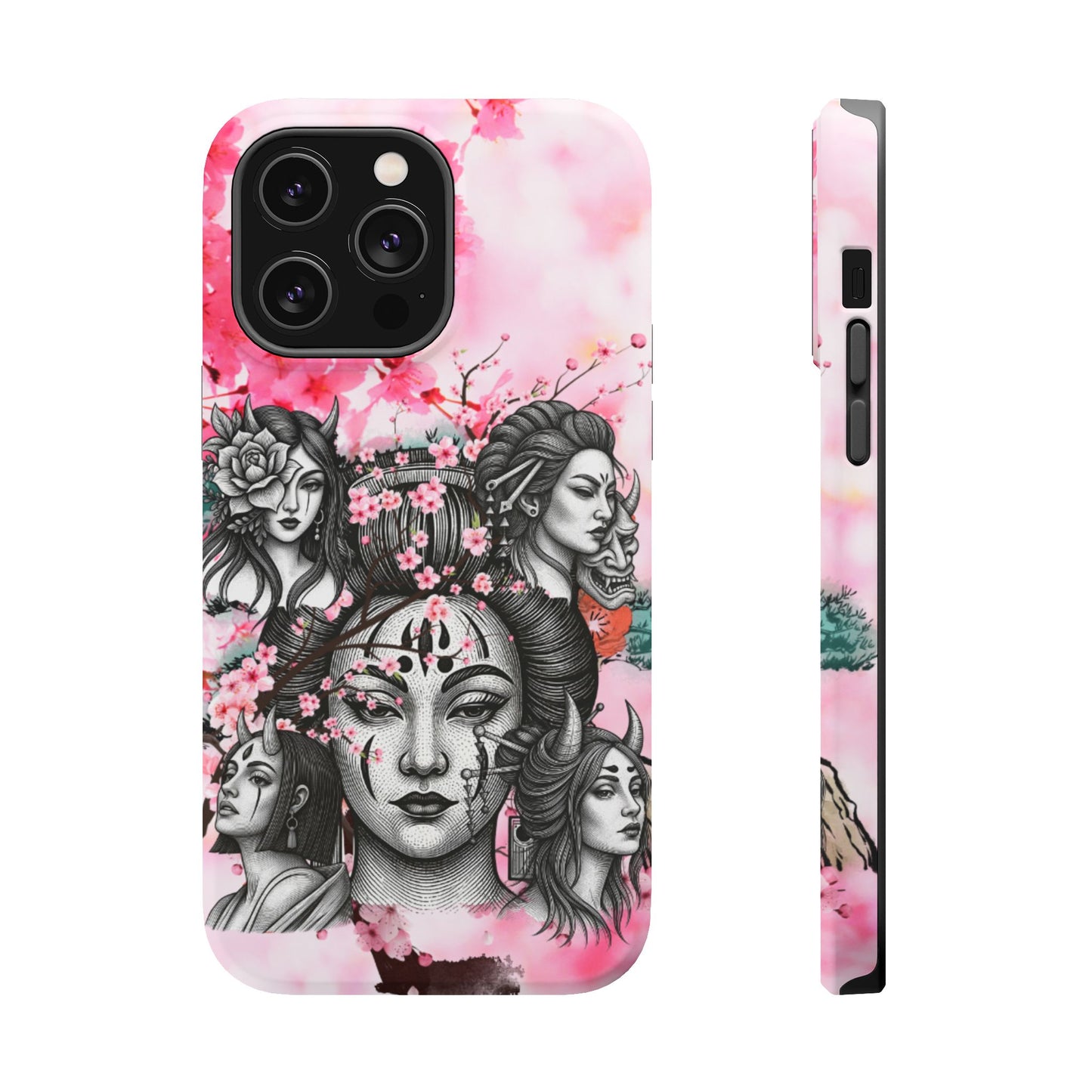 Wireless-Charging Compatible Case – Blossom & Thorn