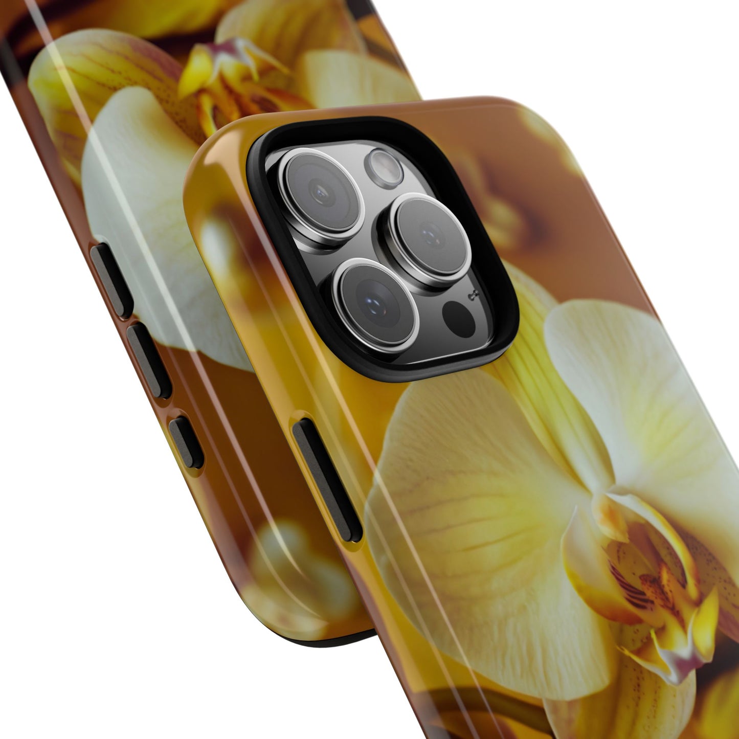 Protective Phone Case – Amber Orchid