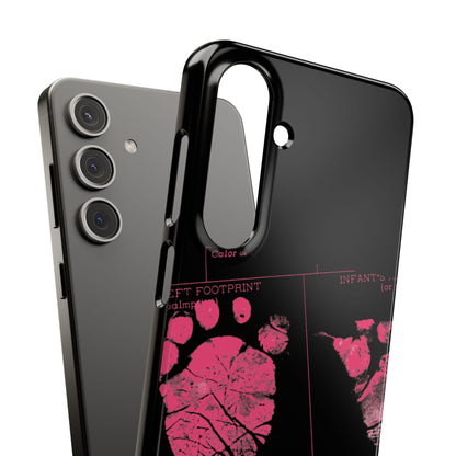 Snap Phone Case – Mom’s Little Pink Footprints