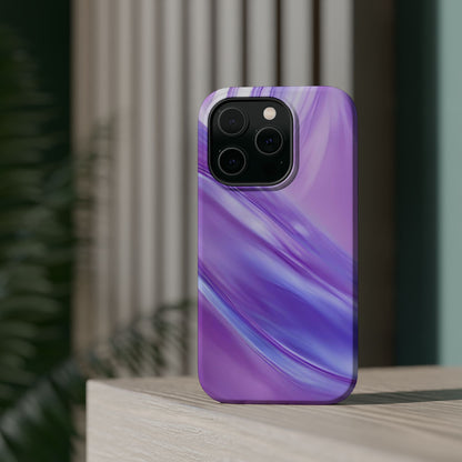 Wireless-Charging Compatible Case – Lavender Wave