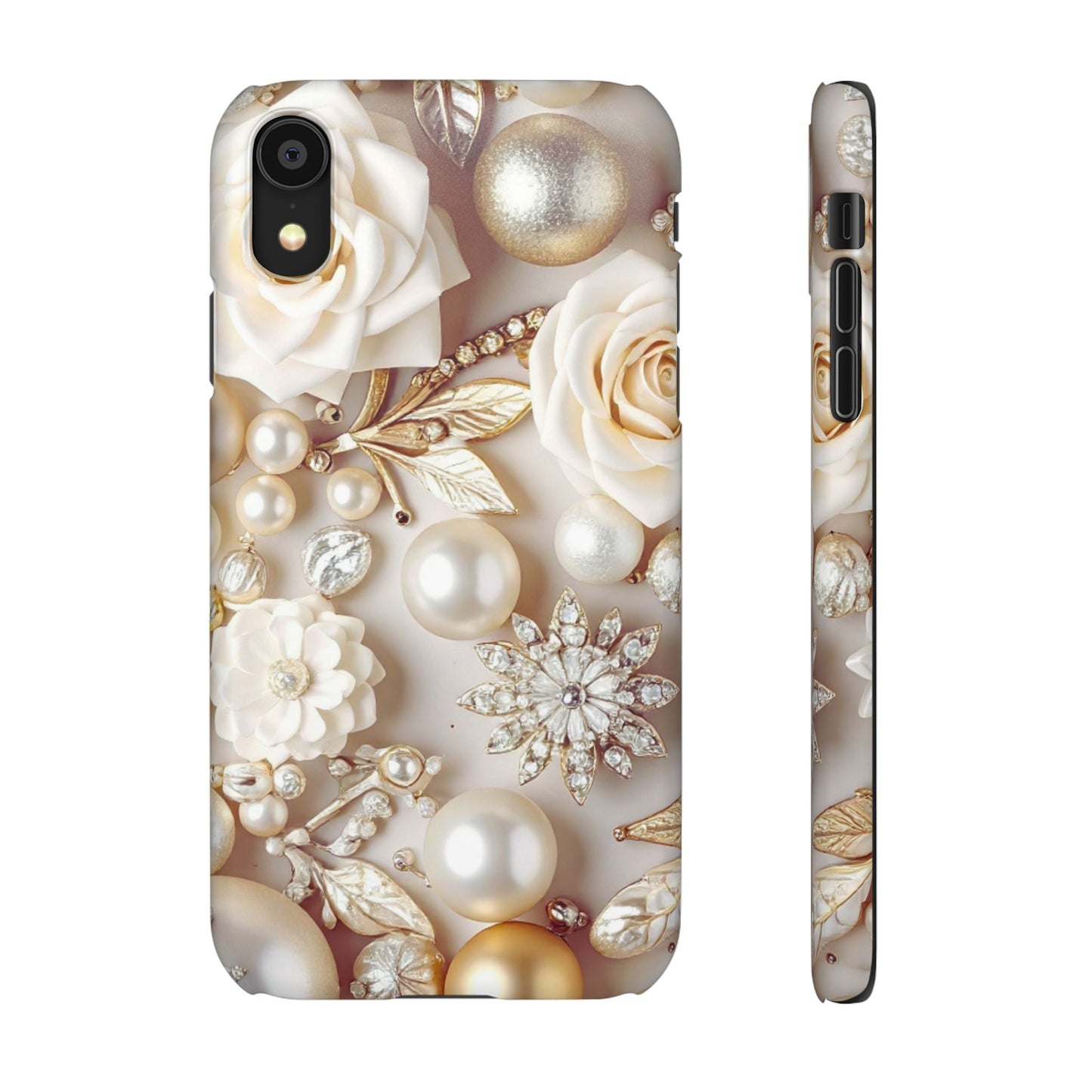 Snap Phone Case – Ivory Opulence