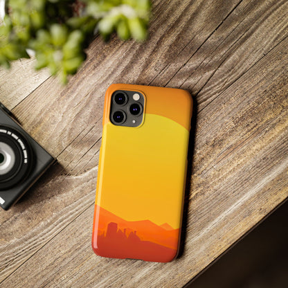 Slim Phone Case – Desert Sunrise