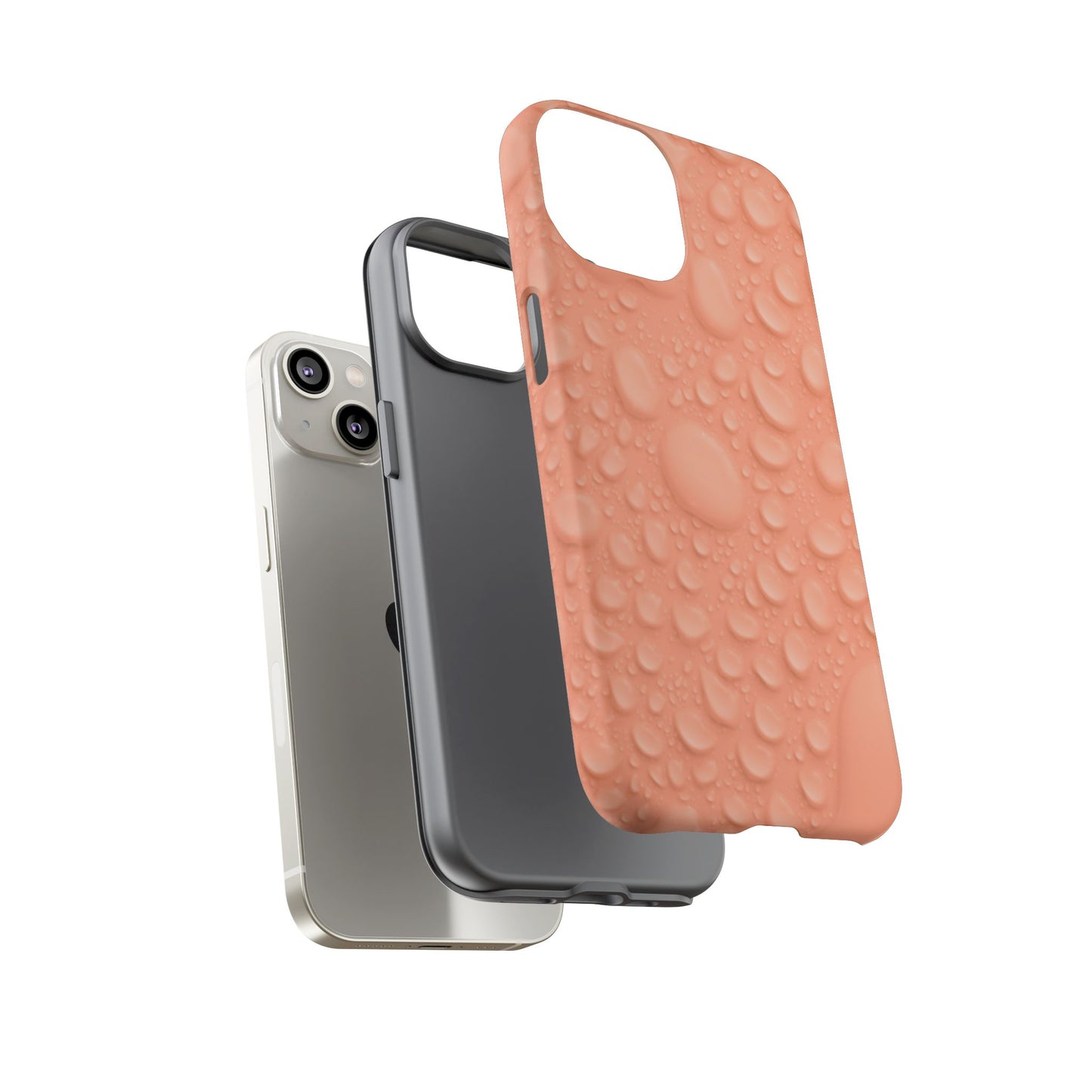 Protective Phone Case – Apricot Rain