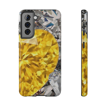 Impact-Resistant Phone Case – Heart of Gold