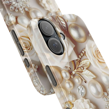 Slim Phone Case – Ivory Opulence